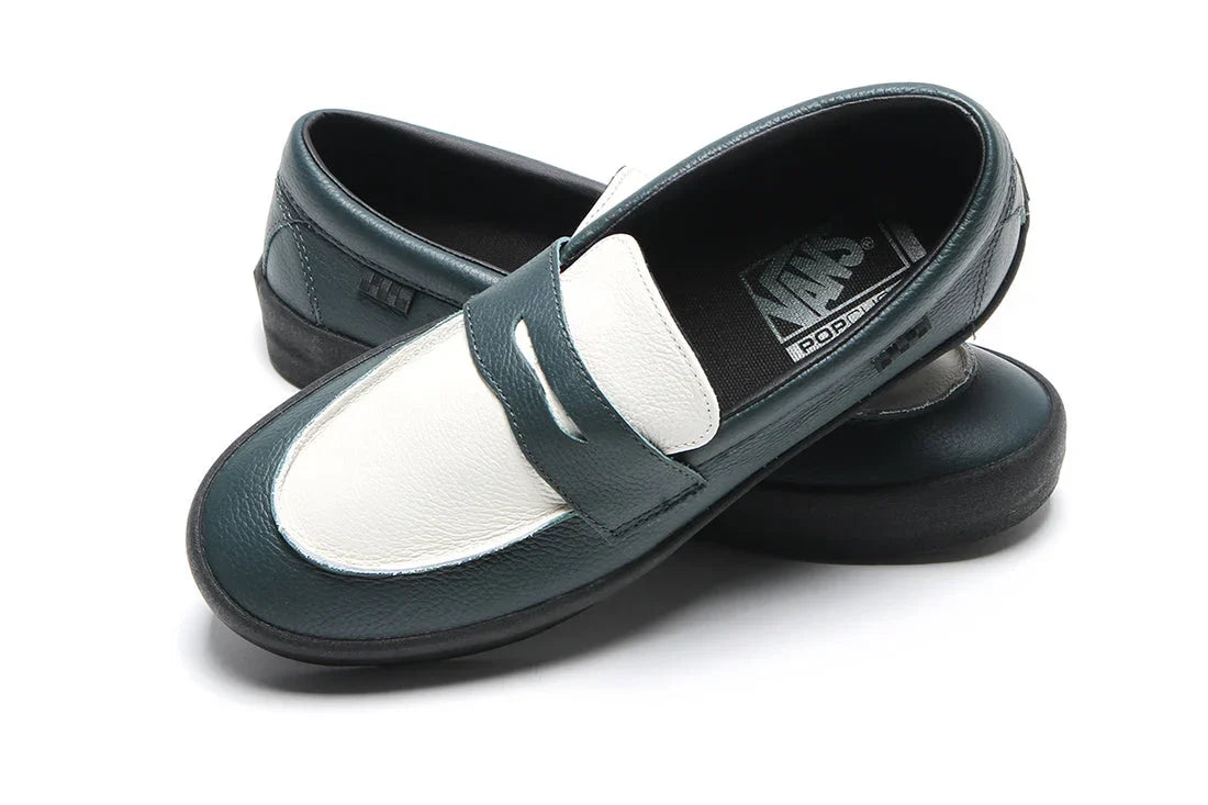 Vans Skate Loafer Dark Forest pair view