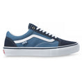 Load image into Gallery viewer, Vans Skate Old Skool Navy/White side view
