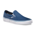 Load image into Gallery viewer, Vans Slip On Navy front side view
