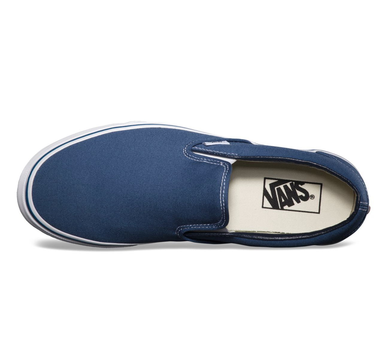 Vans Slip On Navy view of top side 