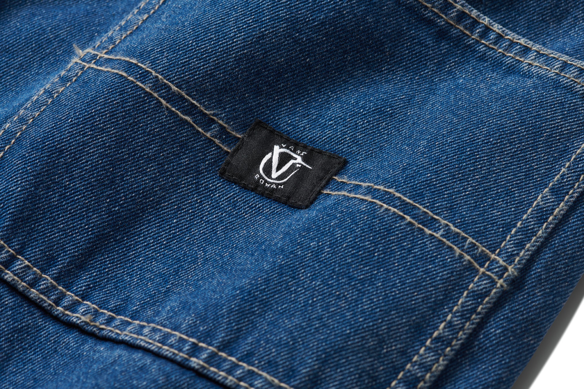 Vans Denim Rowan Drill Chore Carpenter Loose Pant back pocket detail view
