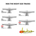 Charger l'image dans la visionneuse de la galerie, Venture Trucks Rincon Guest Artist V-Light 5.8 High size chart
