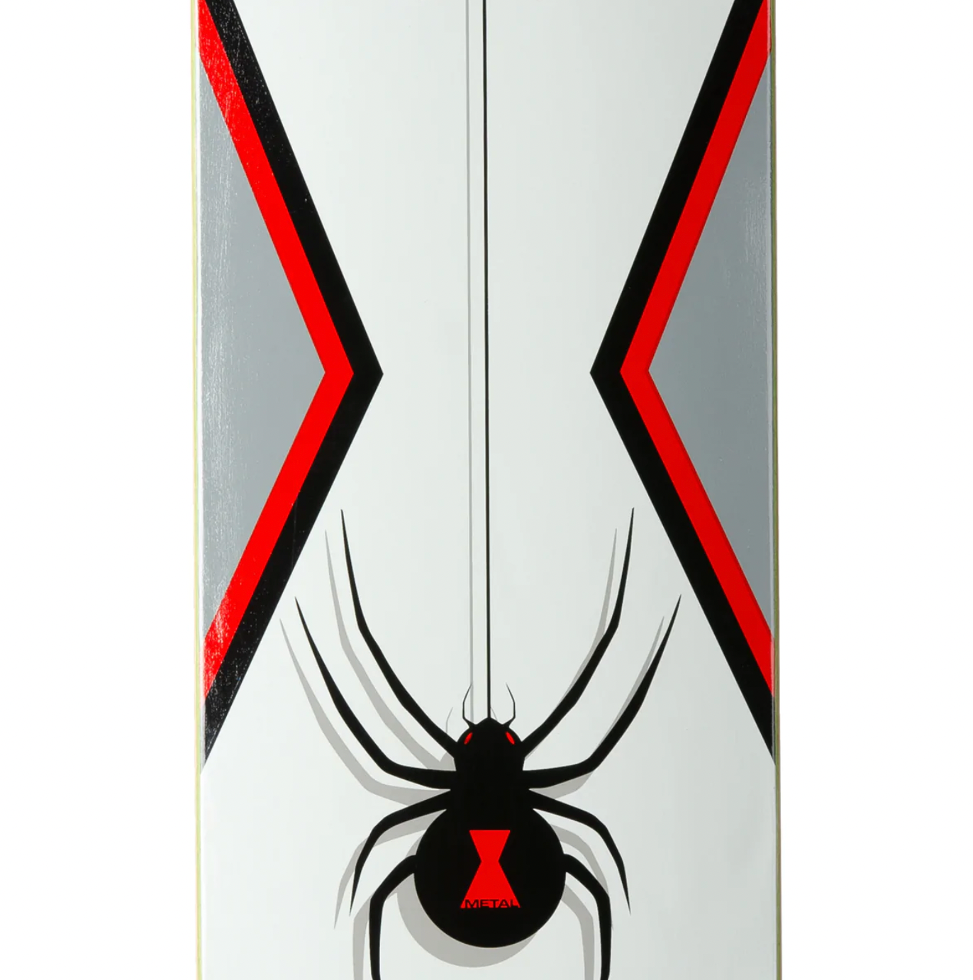 Alien Workshop Deck Fred Black Widow 8.25" close up of bottom graphic