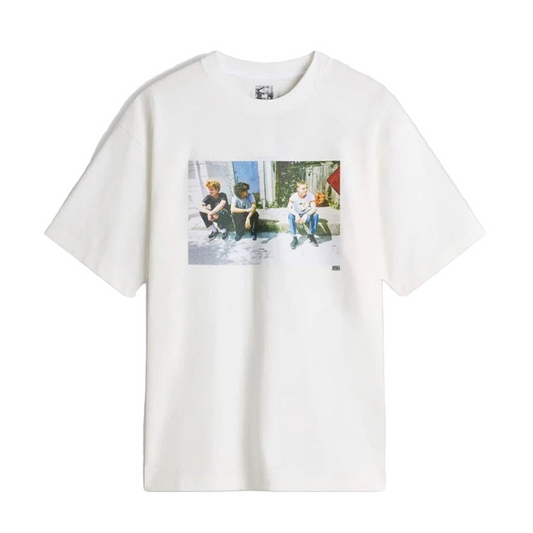 Skate Atiba Haze Curb Crew SS T-Shirt (White)