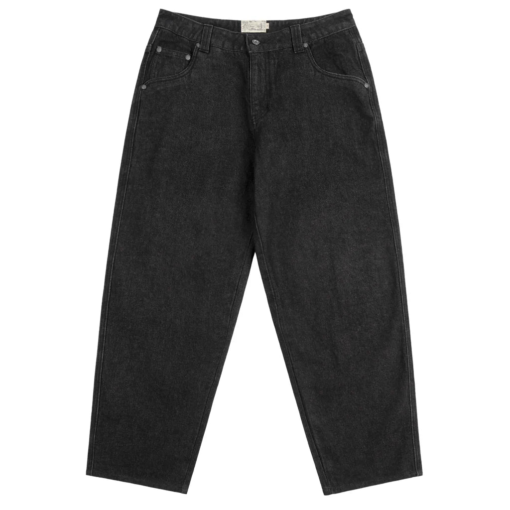 Baggy Denim Pants (Black Washed)