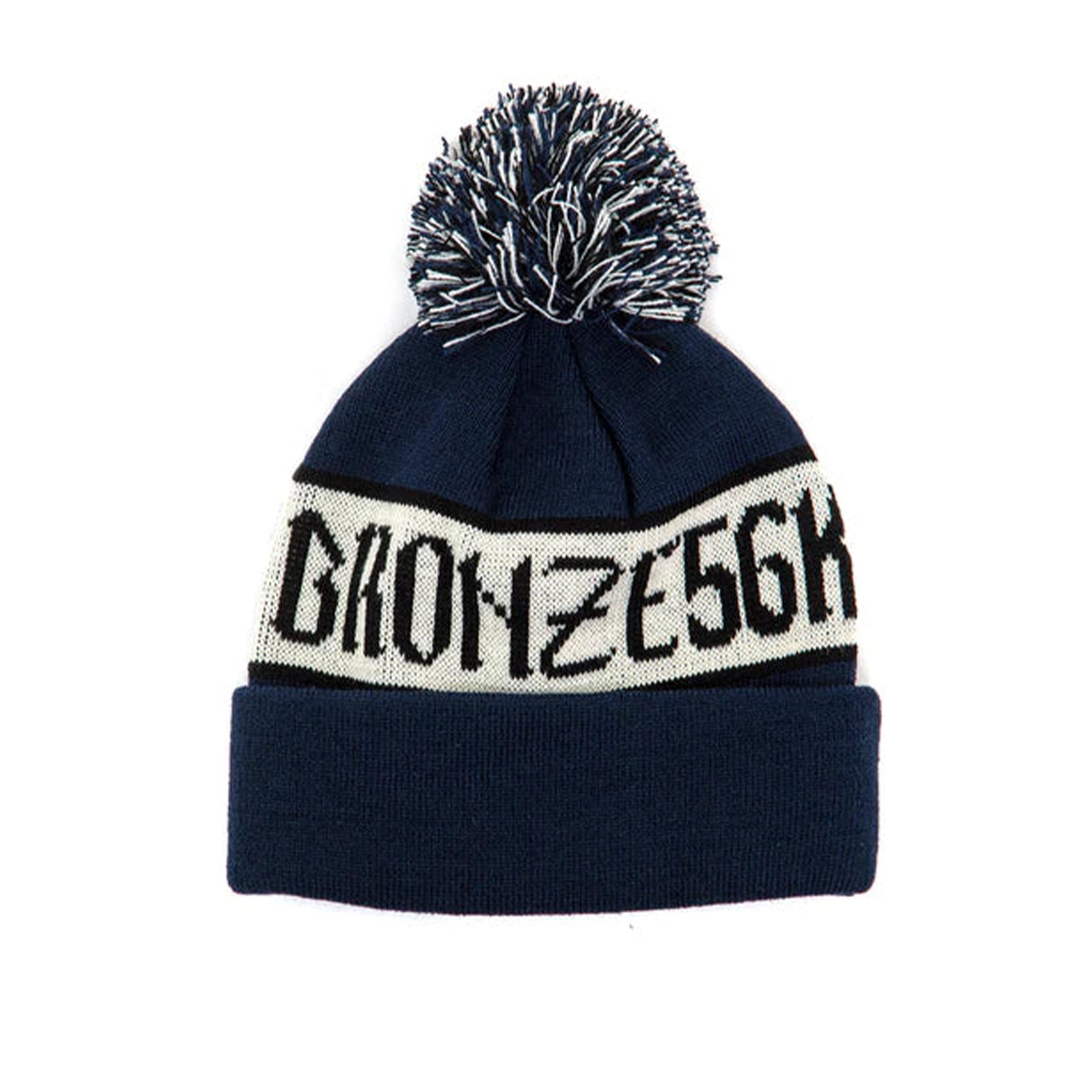 Poof Ball Beanie (Navy)