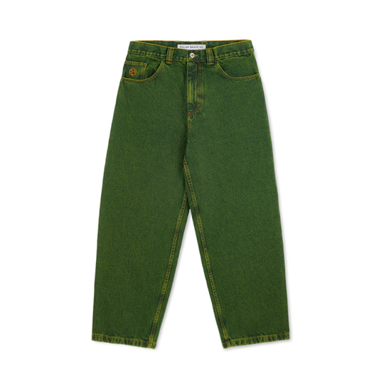 Big Boy Pants (Chartreuse/Blue)