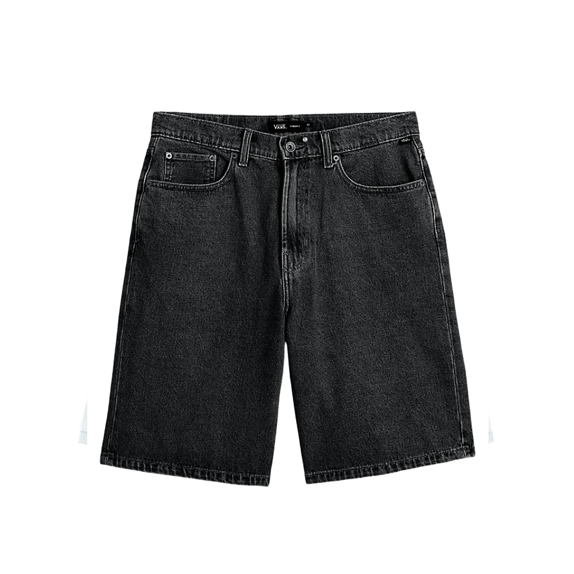 Check-5 Baggy Denim Shorts (Washed Black)