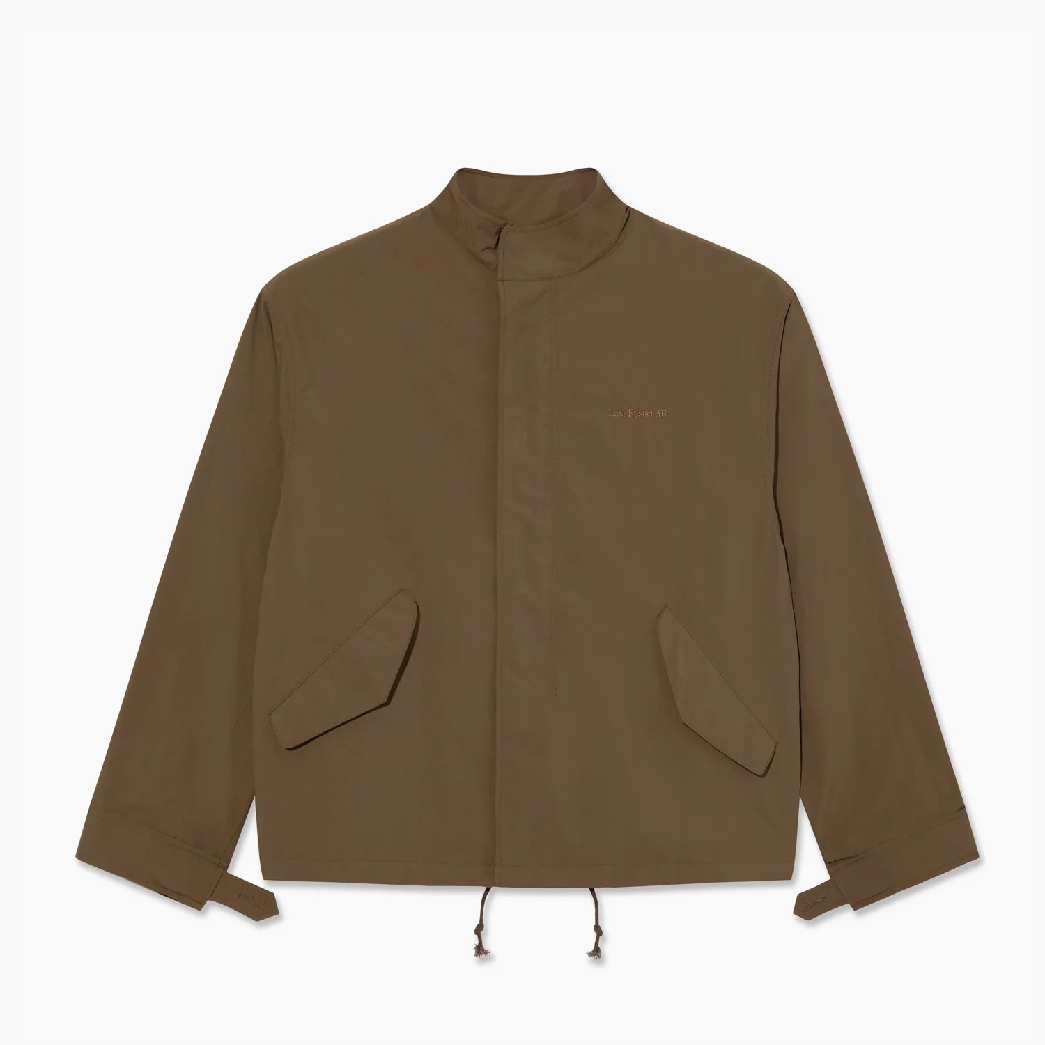 Cropped Parka (Brown Khaki)