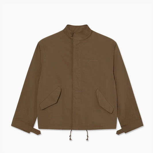 Cropped Parka (Brown Khaki)