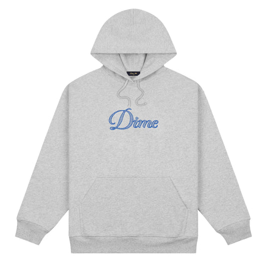 Cursive Logo Hoodie (Heather Gray)