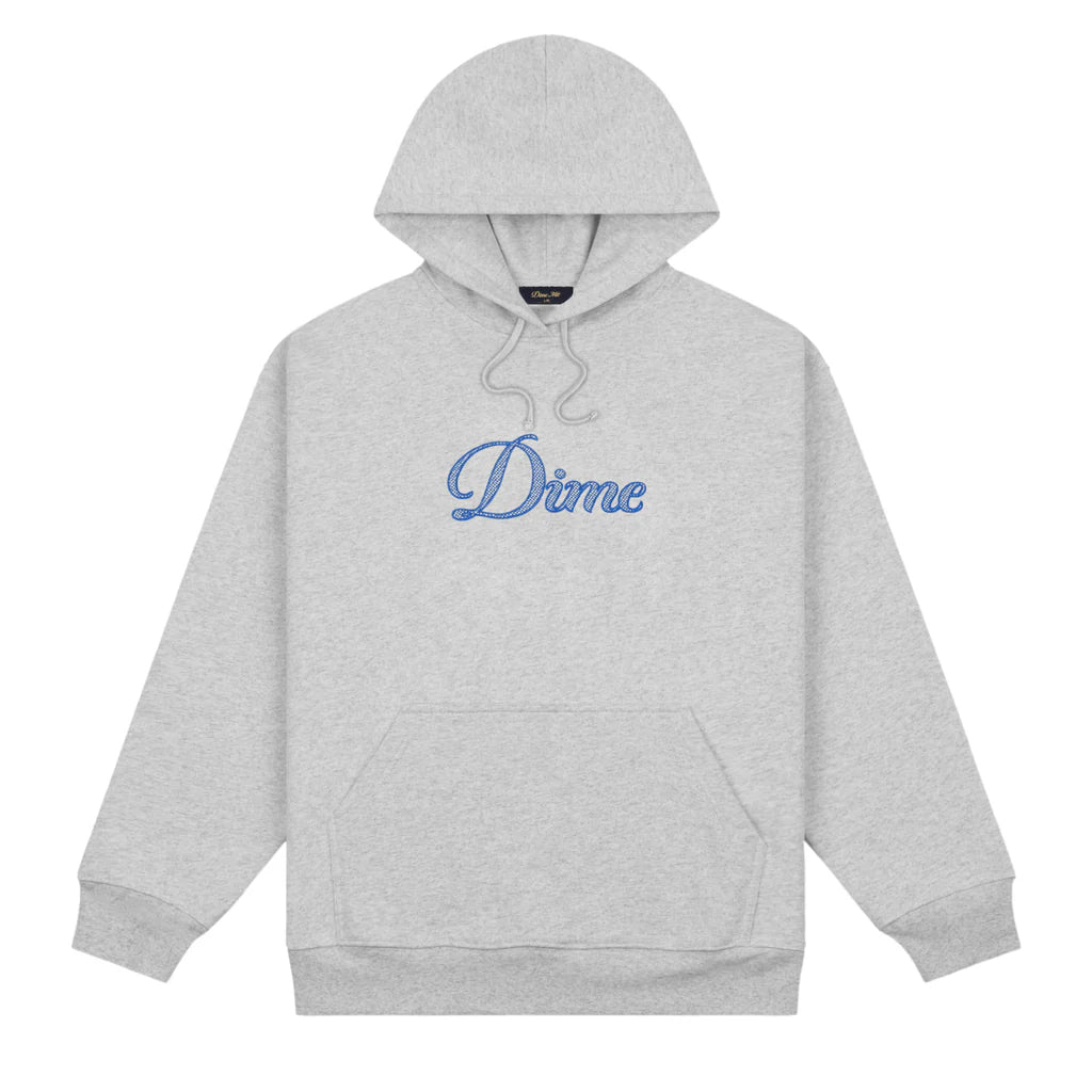 Cursive Logo Hoodie (Heather Gray)