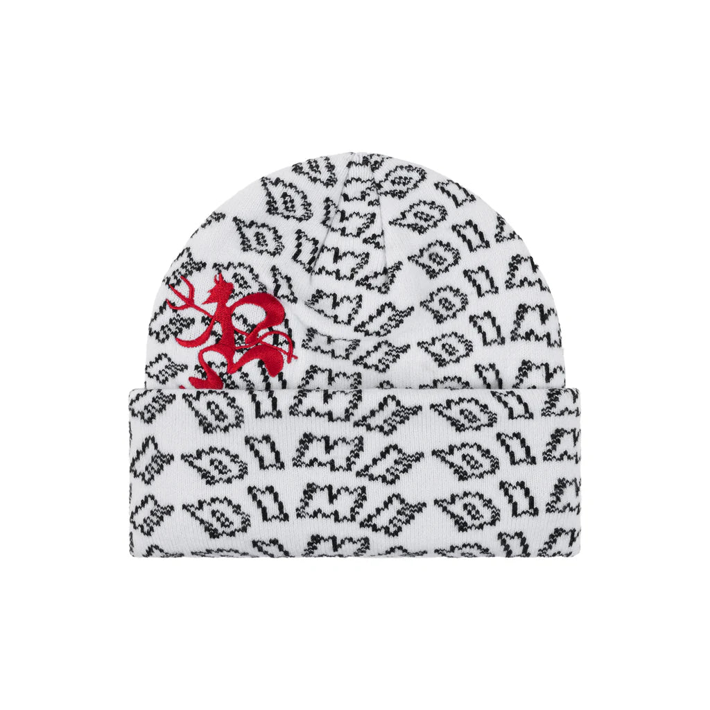 Chopper Fold Beanie (White)