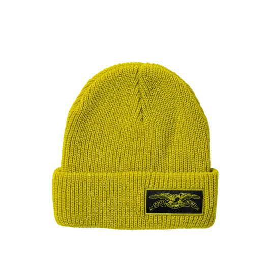 Stock Eagle Label Cuff Beanie (Yellow/Black)