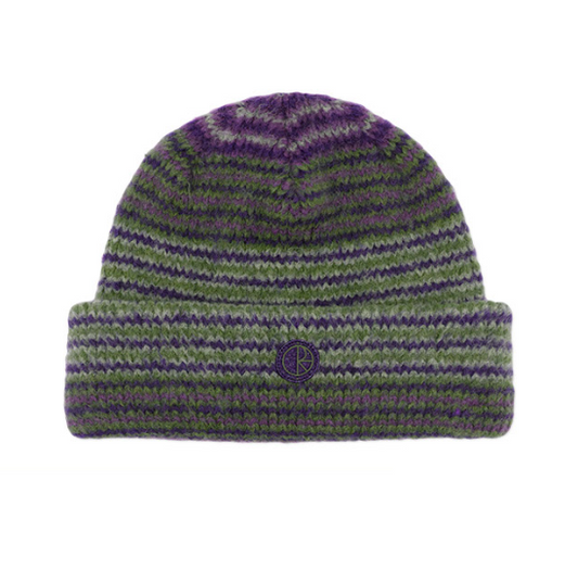 George Beanie (Purple/Green)