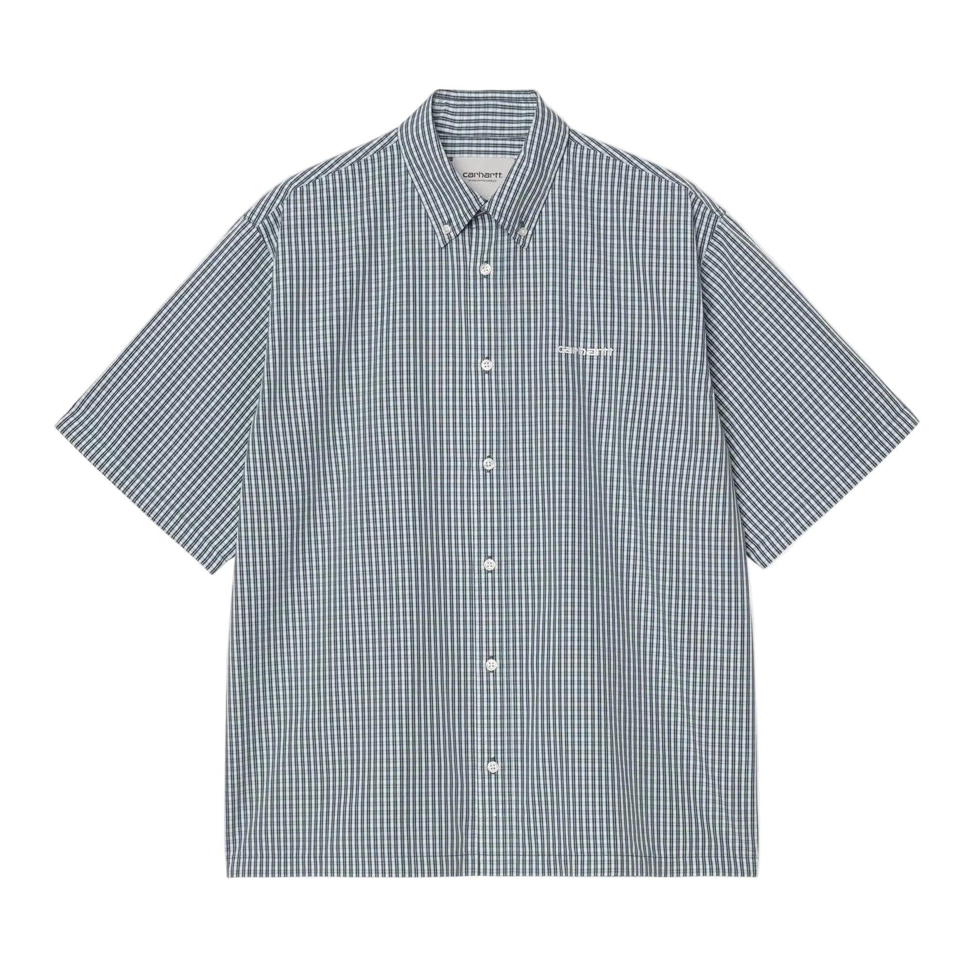 Groff S/S Poplin Check (Blue River)