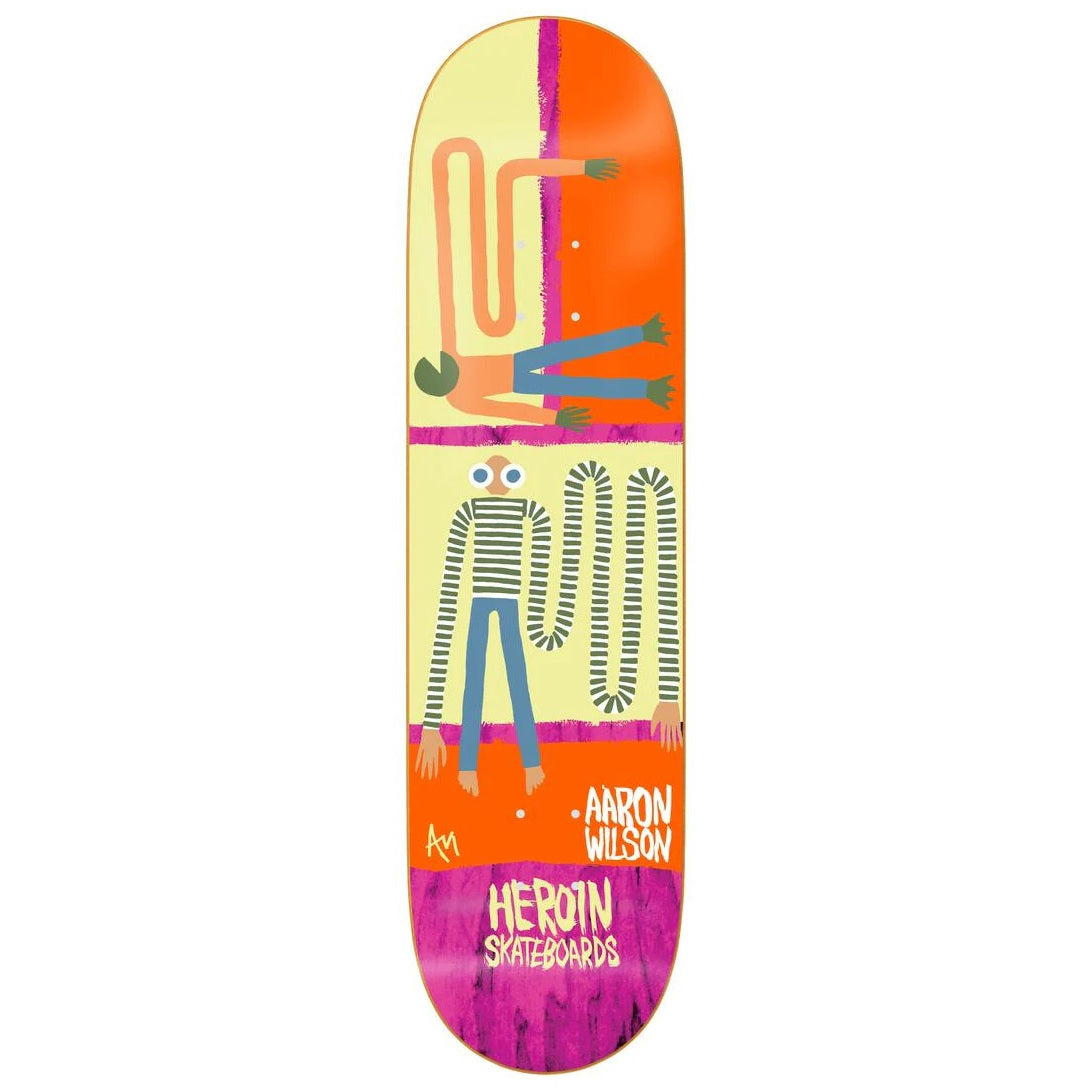 Heroin Deck Wilson Papillon 8.25 inch botton graphic