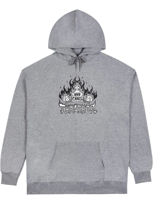 Who Cares Hoodie by NeckFace (Grey)