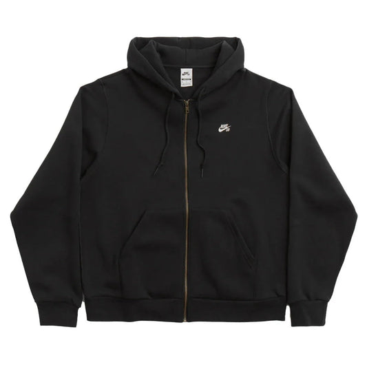 Nike SB Zip Up Hoodie Essential Logo Black/White