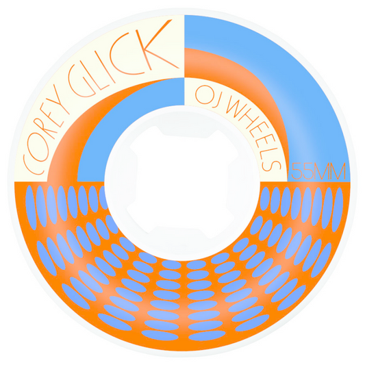 OJ Wheels Glick Bro Jazz Hardline 55mm 99a front view