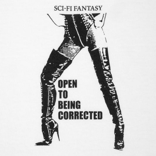 Open To Being Corrected Tee (White)