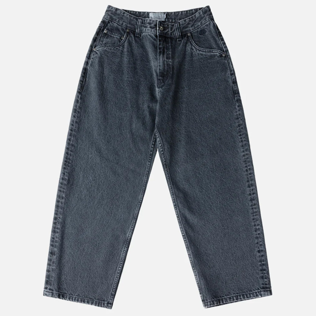 Jean large (bleu surteint)