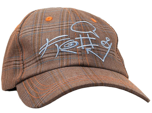 Plaid G Hat (Brown)