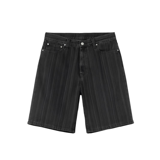 Rylan Stripe Short (Black Stone Washed)