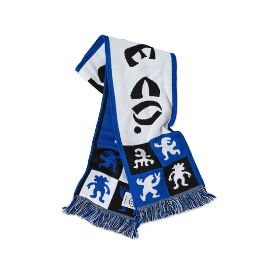 Football Scarf | Checkers (Blue)