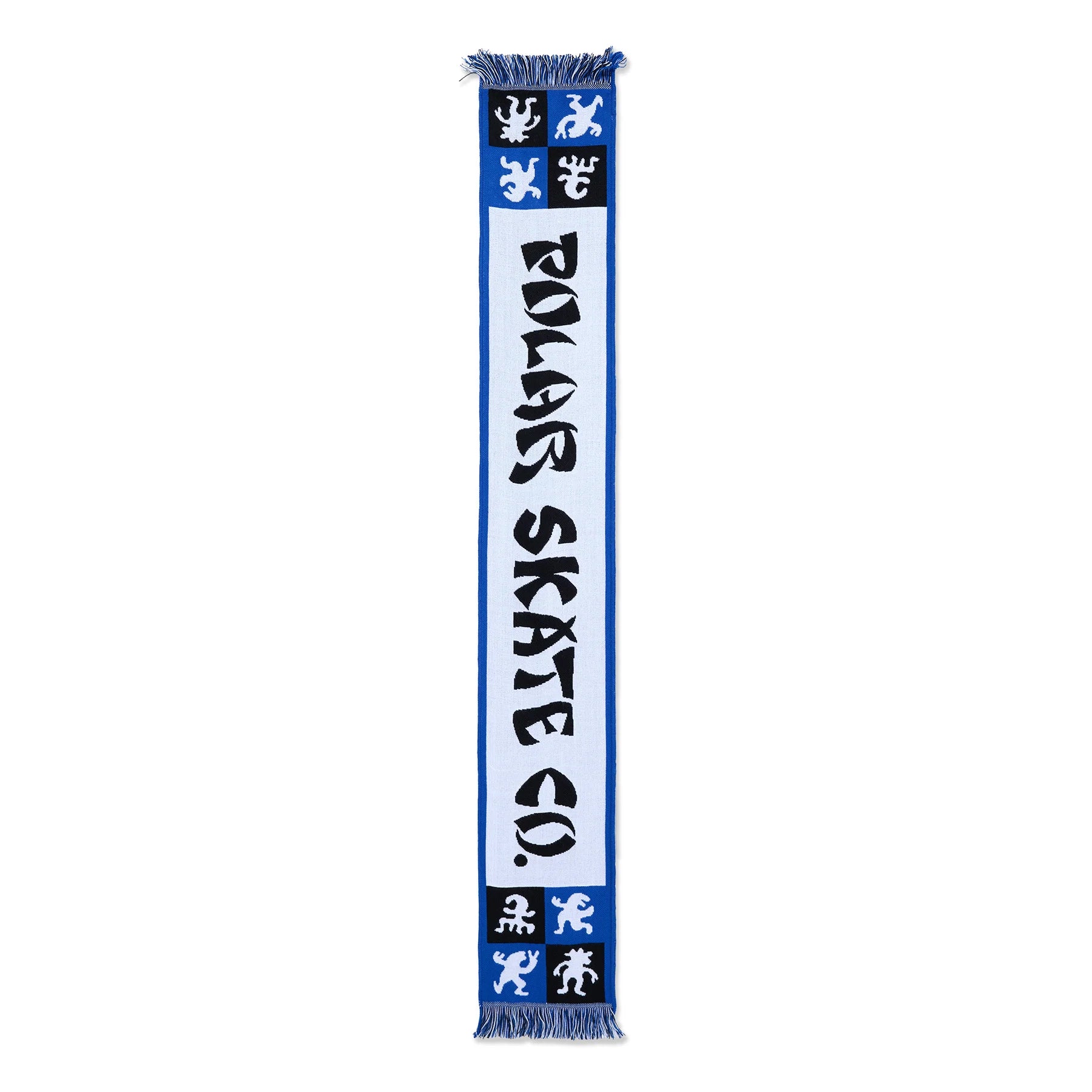 Football Scarf | Checkers (Blue)