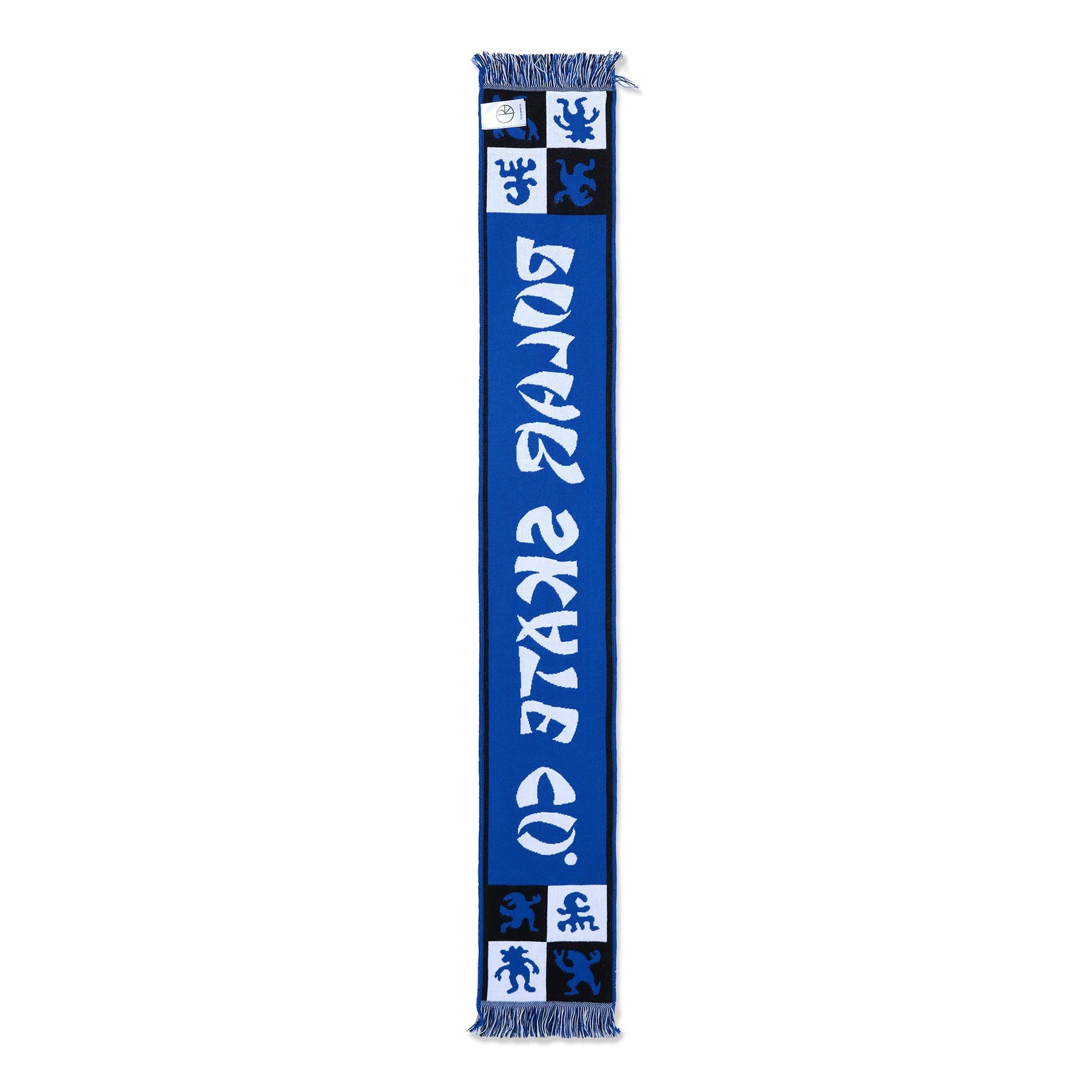 Football Scarf | Checkers (Blue)