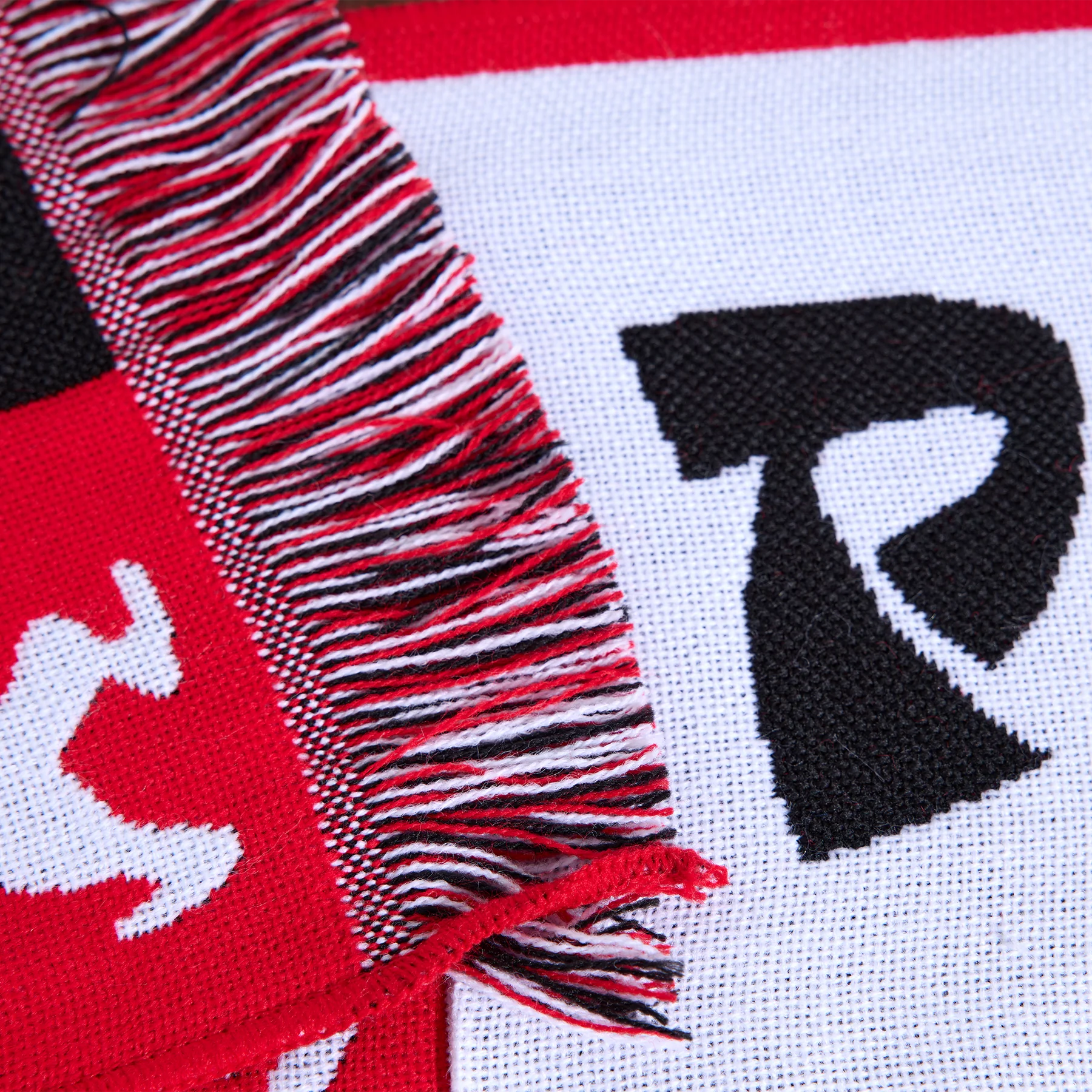 Football Scarf | Checkers (Red)