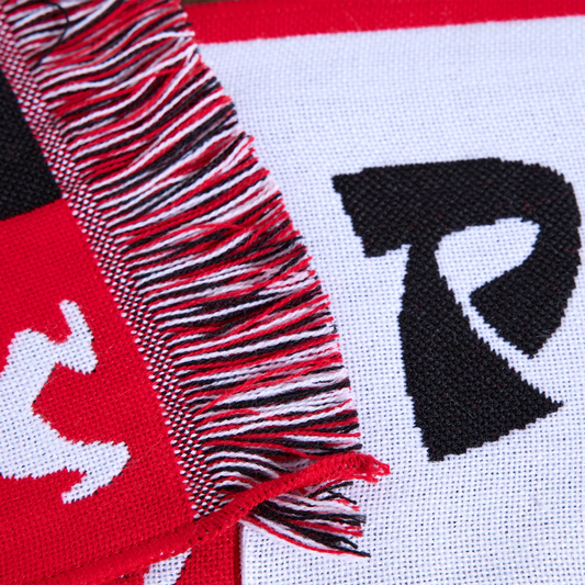 Football Scarf | Checkers (Red)