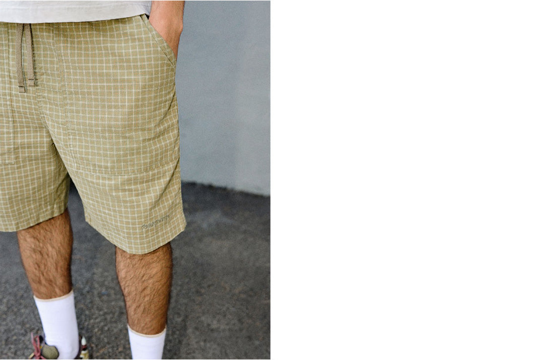 Hike Shorts (Olive Check)