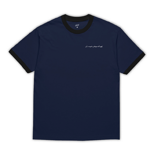 Signature Ringer SS Tee (Dark Navy)