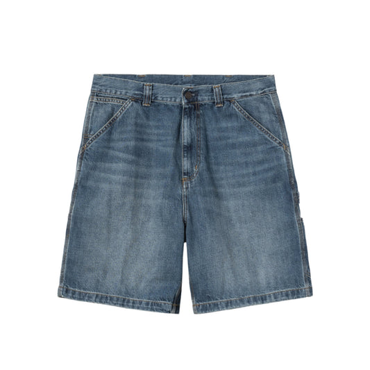 OG Single Knee Shorts (Blue Dark Used Wash)