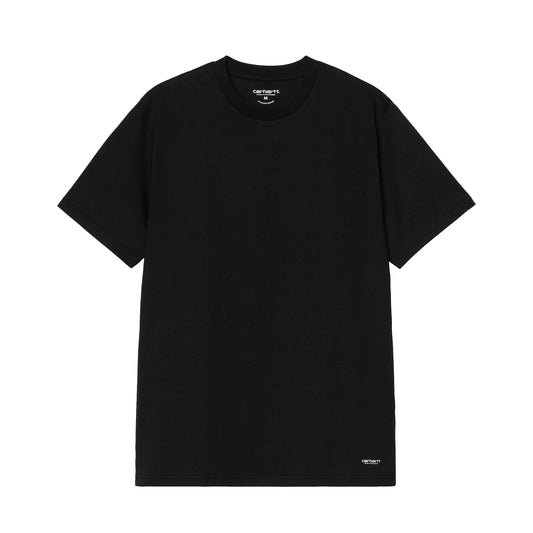 Lot de 2 T-shirts basiques ras du cou (Noir)
