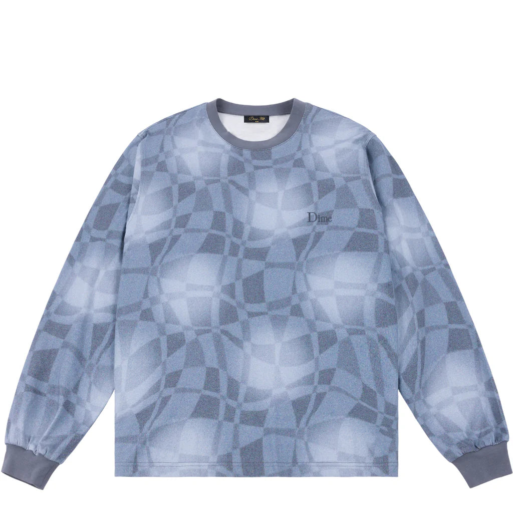 Abstract LS Shirt (Static Blue)