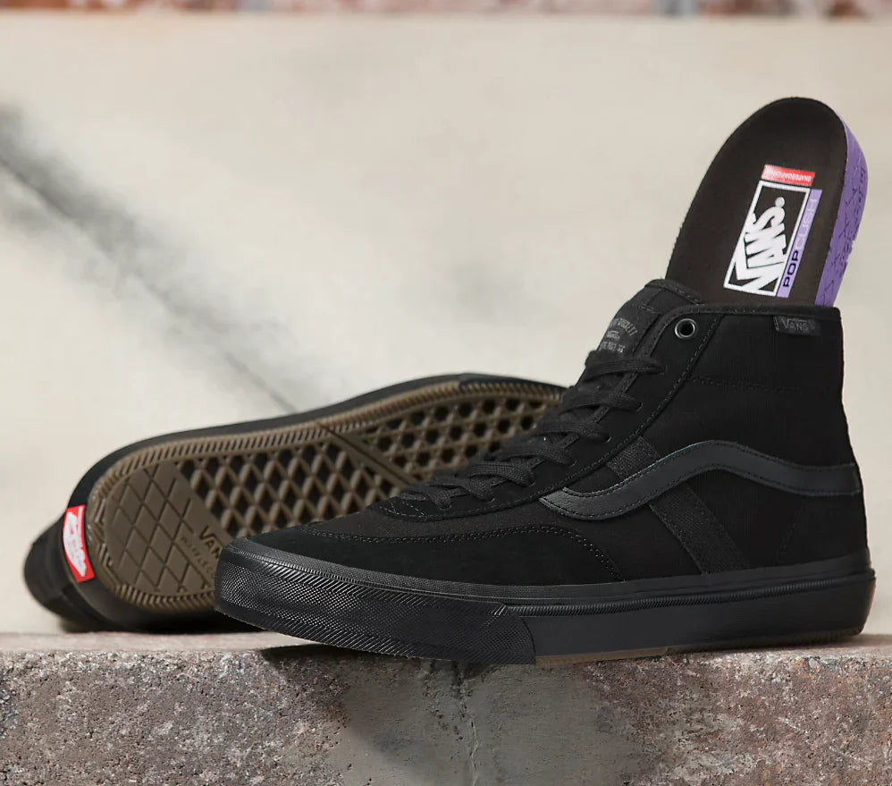 Vans Crockett High Black pair view