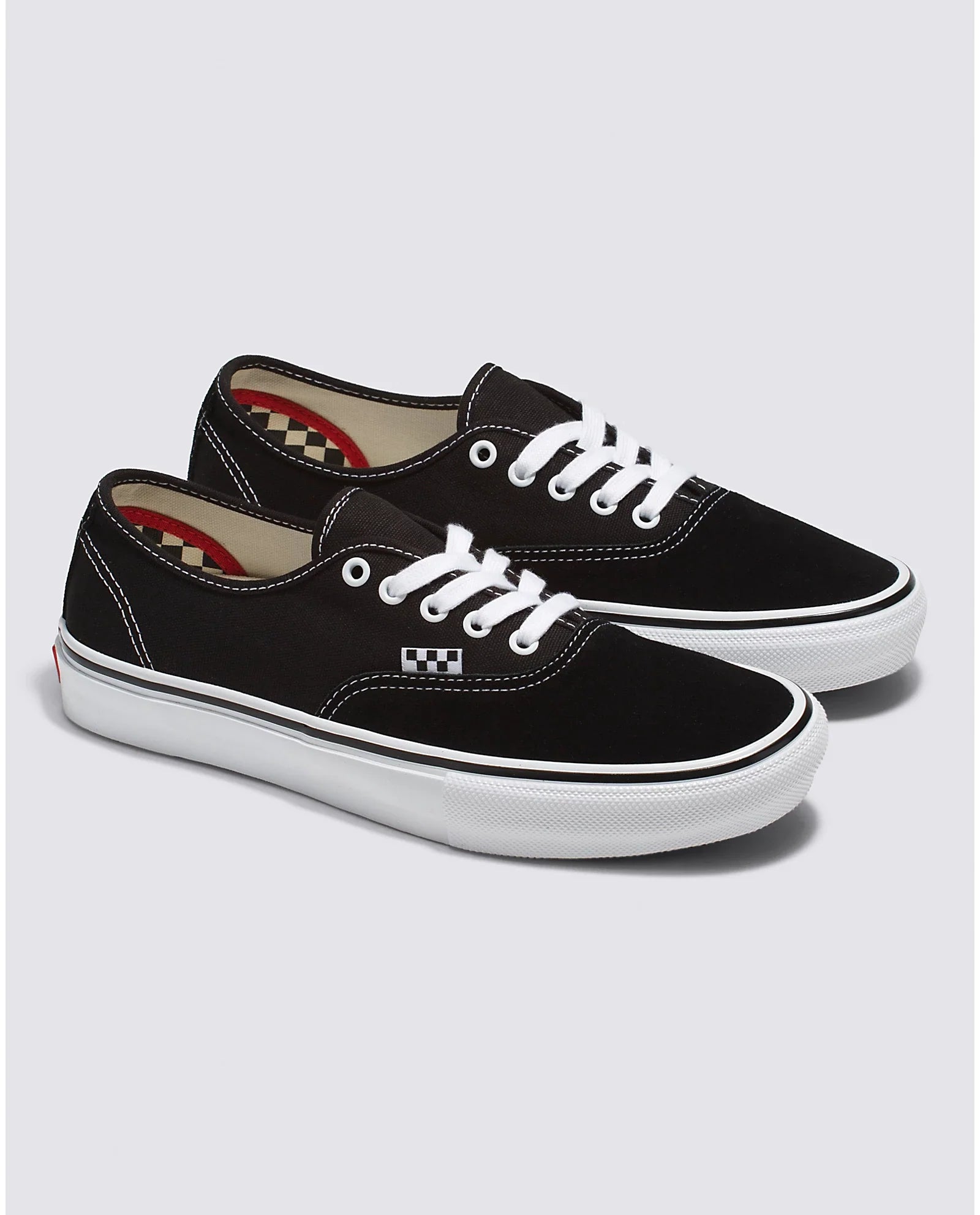 Vans Skate Authentic Black/White pair view