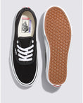 Load image into Gallery viewer, Vans Skate Authentic Black/White pair from above view
