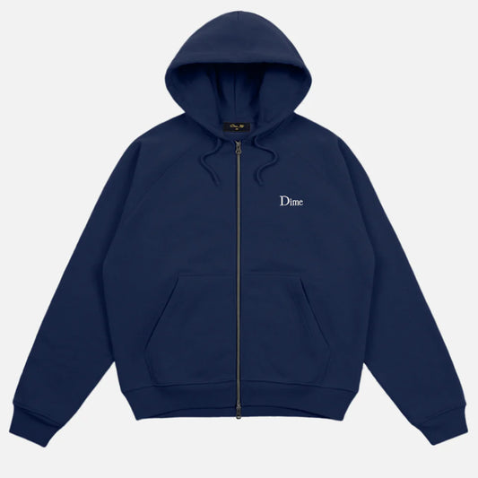 Classic Small Logo Zip Hood (Midnight Navy)